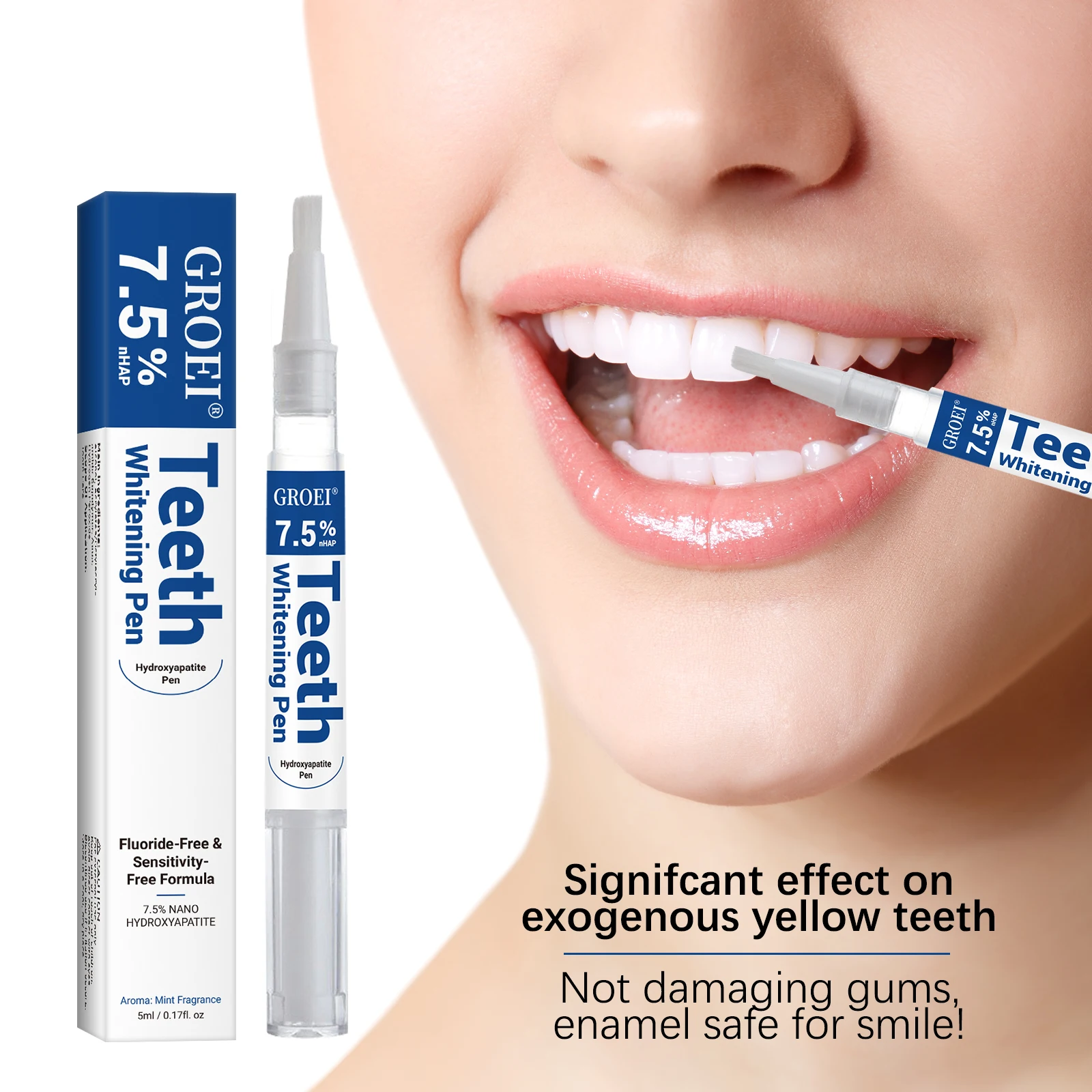 Teeth Whitening Pens - Hydroxyapatite Tand Whitening Pen Oogverblindende Witte