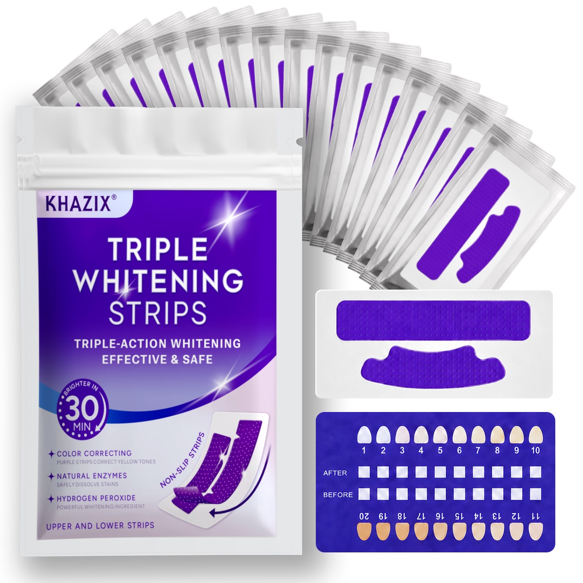 7 stuks tandverzorgingsstrips  - Teeth Whitening Kit recensie en prijs